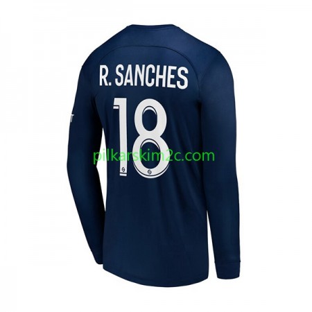 Koszulka Paris Saint-Germain R.Sanches 18 Główna 2022/23 Koszulki Piłkarskie(L/S)